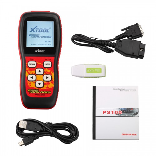 XTOOL PS100 EOBDII OBDII Can Scanner  Free Shipping