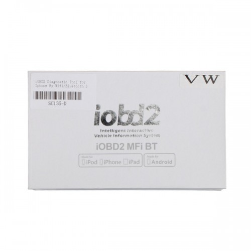 iOBD2 Diagnostic Tool For VW AUDI/SKODA/SEAT By Bluetooth Multi-languages