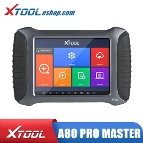 Xtool A80 Pro Master OBD2 Car Diagnostic Scanner VCI J2534 Programmer ECU Coding All Software 3 Years Free Update Online