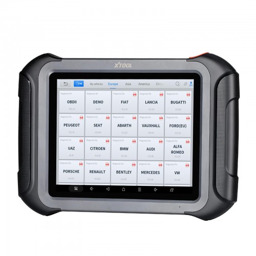 2024 Newest XTOOL D9 Automotive Scan Tool Topology Map Bi-Directional Control ECU Coding 42+ Resets, Key Programming, Support DoIP