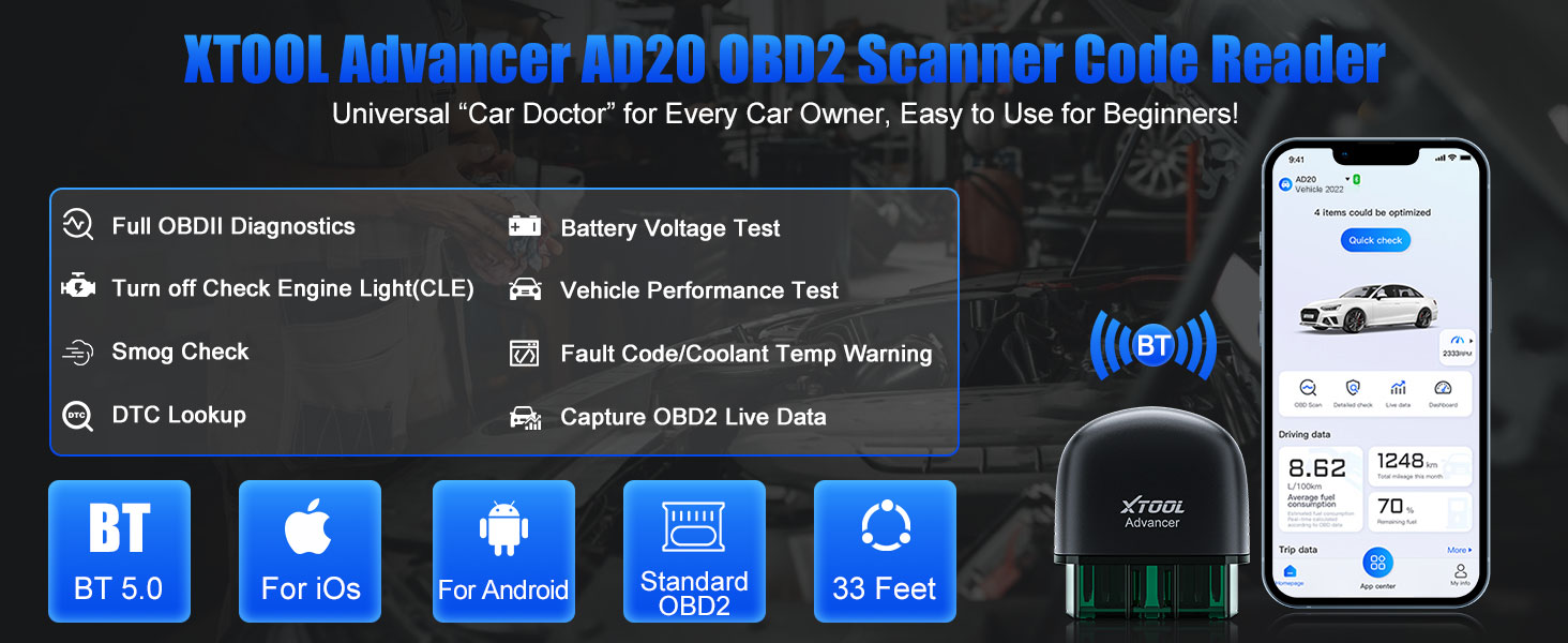 xtool ad20 code scanner