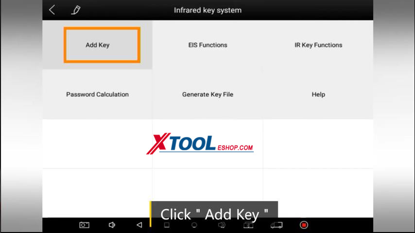 how to add mercedes ben infrared key by using kc501