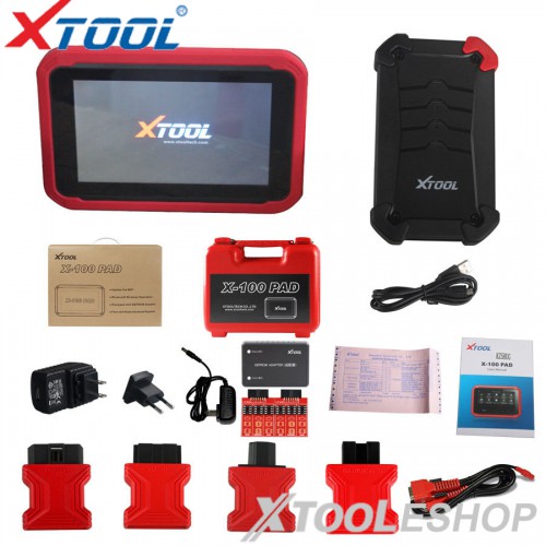 (US Ship No Tax) Top-Rated XTOOL X100 PAD Tablet with EEPROM Adapter Works Well on Nissan and Dodge Key Programming