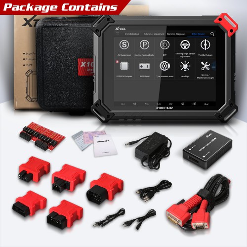 (6th Anni Sale) Genuine XTOOL X-100 PAD 2 X100 PAD2 Tablet Key Programmer With Special Functions Standard Configuration