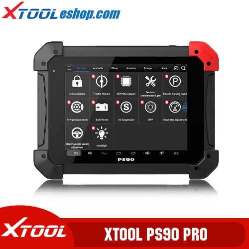 XTOOL PS90 Pro Gasoline Cars and Diesel Truck 2 in 1 OBDII Diagnostic Tool with Oil Reset/EPB/BMS/SAS/DPF/TPMS Relearn and IMMO