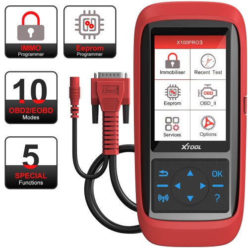 (6th Anni Sale) XTOOL X100 Pro3 Professional Auto Key Progarmmer Add EPB, ABS, TPS Reset Functions Free Update Lifetime