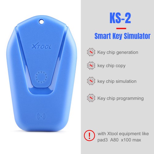 (No Tax)XTOOL KS-2 Mitsubishi Smart Key Simulator Work with X100 PAD3/X100 PAD3 SE/X100 PAD2 Pro/A80 Pro/A80