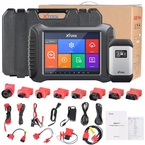 [Promotion] Xtool A80 Pro Master OBD2 Car Diagnostic Scanner VCI J2534 Programmer ECU Coding All Software 3 Years Free Update Online