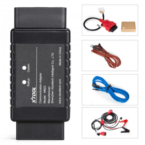 2024 XTOOL M822 Adapter For Toyota 8A/4A  AIl Key Lost key Programming Work With KC501/PAD3/D9 Pro/A80 Pro Master