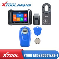 Xool A80 Repair Tool Plus Xtool KC100&Xtool KS-1 Smart Emulator for VW 4th&5th IMMO Toyota/Lexus All Key Lost