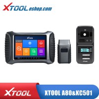 Xtool A80 Car Repair Tool Plus Xtool KC501 Key Chip Programming Tool