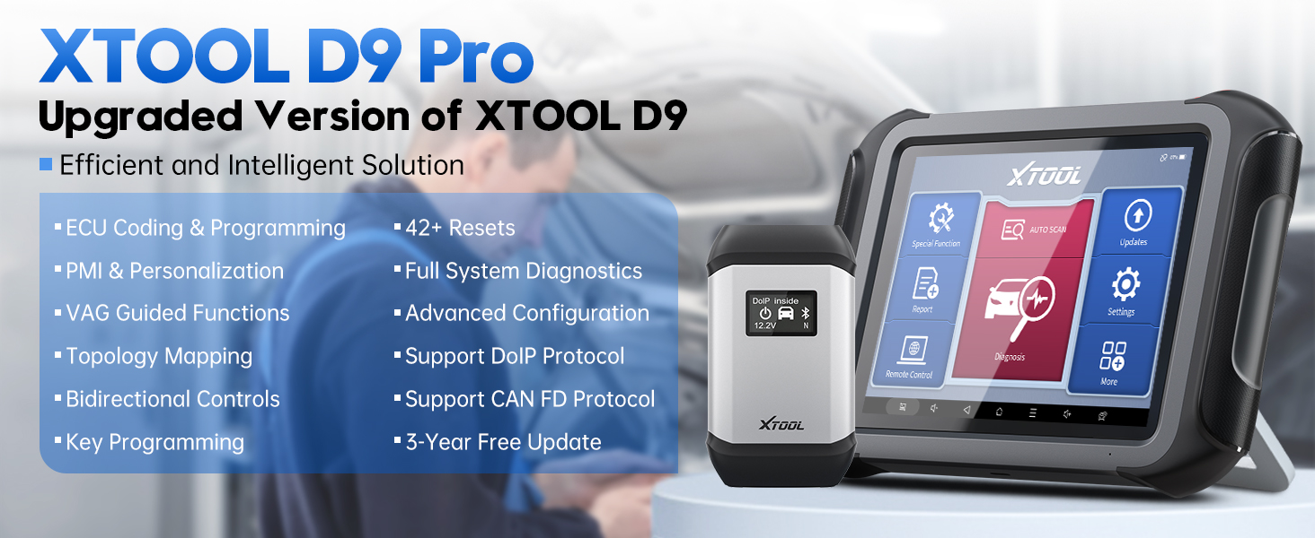 xtool d9 pro diagnostic tool