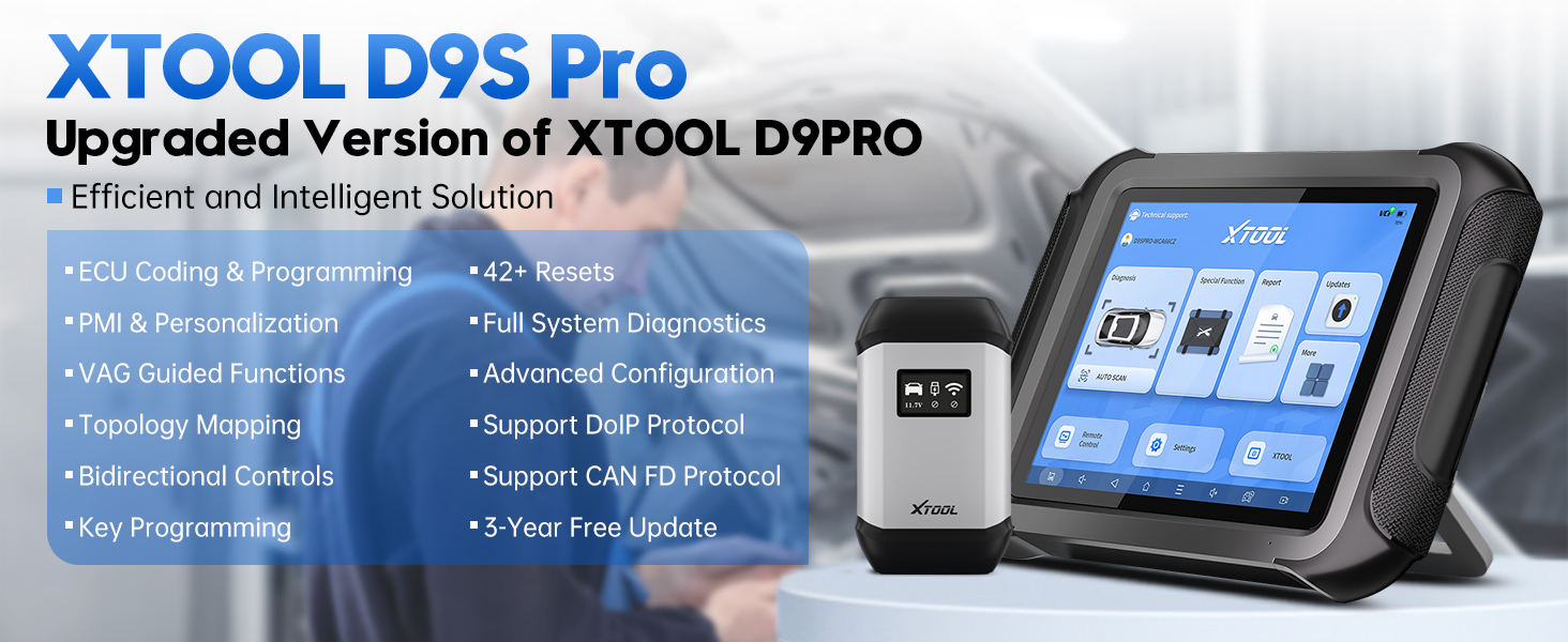 xtool d9s pro diagnostic tool