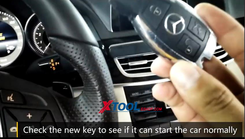 how to add mercedes ben infrared key by using kc501